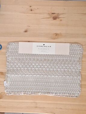 Homewear Neutral Beige Placemats Set of 4